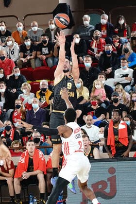 Leo Westermann (AS Monaco) BASKETBALL : Monaco vs FC Bayern - Euroleague - Monaco - 12 11 2021 NorbertScanella Panoramic 
