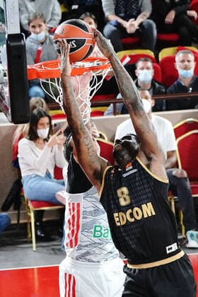 Dwayne Bacon (AS Monaco) BASKETBALL : Monaco vs FC Bayern - Euroleague - Monaco - 12 11 2021 NorbertScanella Panoramic 