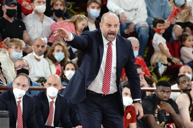 Zvezdan Mitrovic (Coach de l AS Monaco) BASKETBALL : Monaco vs FC Bayern - Euroleague - Monaco - 12 11 2021 NorbertScanella Panoramic 
