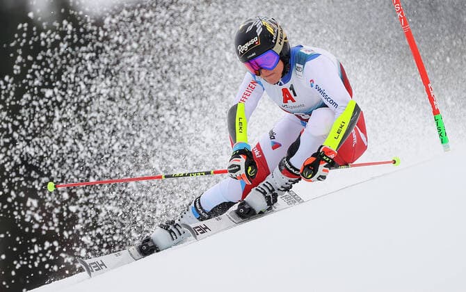 ALPINE SKIING - FIS WC Lech Zuers LECH,AUSTRIA,13.NOV.21 - ALPINE SKIING - FIS World Cup Lech Zuers, parallel giant slalom, ladies. Image shows Lara Gut-Behrami (SUI).  GEPAxpictures xThomasxBachun