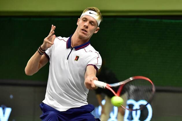 Canada s Denis Shapovalov in action during the men s final match of the ATP Stockholm Open tennis tournament in Stockholm on November 13, 2021 STOCKHOLM Sweden TENNIS x10030x,  Copyright: xJonasxEkströmer TTx STOCKHOLM OPEN