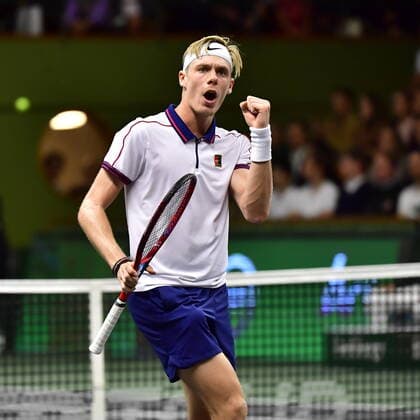 Canada s Denis Shapovalov gestures during the men s final match of the ATP Stockholm Open tennis tournament in Stockholm on November 13, 2021 STOCKHOLM Sweden TENNIS x10030x,  Copyright: xJonasxEkströmer TTx STOCKHOLM OPEN