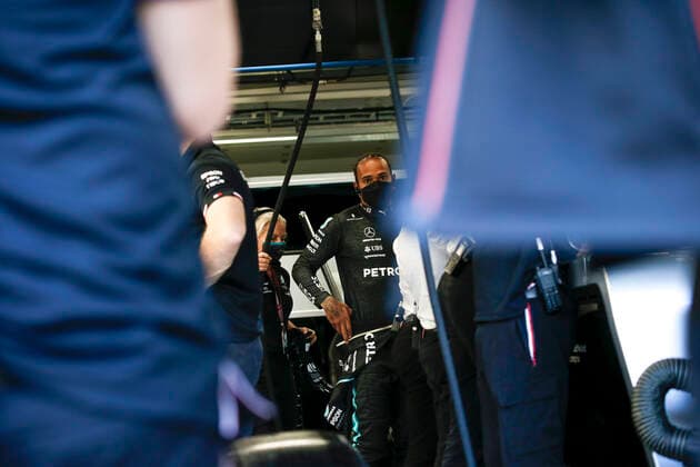 44 Lewis Hamilton GBR, Mercedes AMG Petronas F1 Team , F1 Grand Prix of Brazil at Autodromo Jose Carlos Pace on November 13, 2021 in Sao Paulo, Brazil Photo by HOCH ZWEI Sao Paulo Brazil