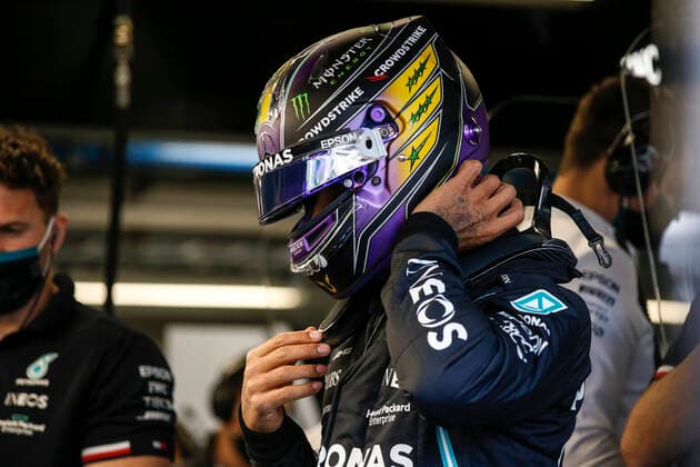 44 Lewis Hamilton GBR, Mercedes AMG Petronas F1 Team , F1 Grand Prix of Brazil at Autodromo Jose Carlos Pace on November 13, 2021 in Sao Paulo, Brazil Photo by HOCH ZWEI Sao Paulo Brazil