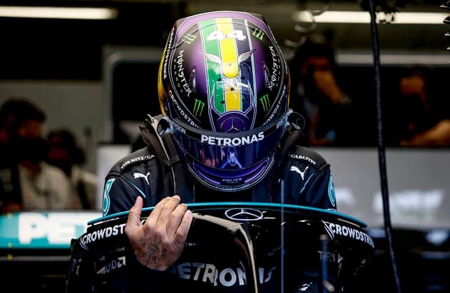 44 Lewis Hamilton GBR, Mercedes AMG Petronas F1 Team , F1 Grand Prix of Brazil at Autodromo Jose Carlos Pace on November 13, 2021 in Sao Paulo, Brazil Photo by HOCH ZWEI Sao Paulo Brazil