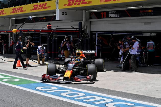 11 Sergio Perez MEX, Red Bull Racing , F1 Grand Prix of Brazil at Autodromo Jose Carlos Pace on November 13, 2021 in Sao Paulo, Brazil Photo by HOCH ZWEI Sao Paulo Brazil