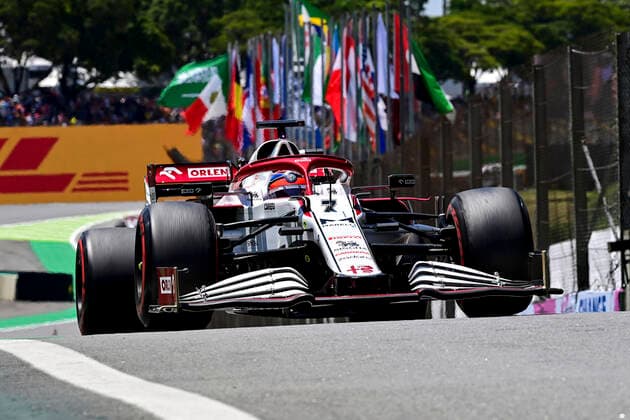 7 Kimi Raikkonen FIN, Alfa Romeo Racing ORLEN , F1 Grand Prix of Brazil at Autodromo Jose Carlos Pace on November 13, 2021 in Sao Paulo, Brazil Photo by HOCH ZWEI Sao Paulo Brazil