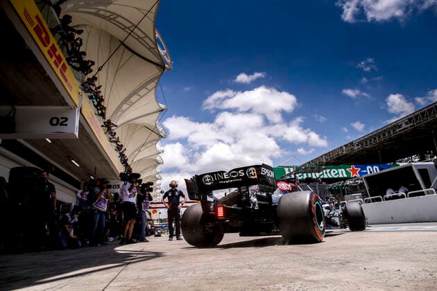 44 Lewis Hamilton GBR, Mercedes AMG Petronas F1 Team , F1 Grand Prix of Brazil at Autodromo Jose Carlos Pace on November 13, 2021 in Sao Paulo, Brazil Photo by HOCH ZWEI Sao Paulo Brazil