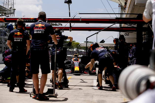 33 Max Verstappen NED, Red Bull Racing , F1 Grand Prix of Brazil at Autodromo Jose Carlos Pace on November 13, 2021 in Sao Paulo, Brazil Photo by HOCH ZWEI Sao Paulo Brazil