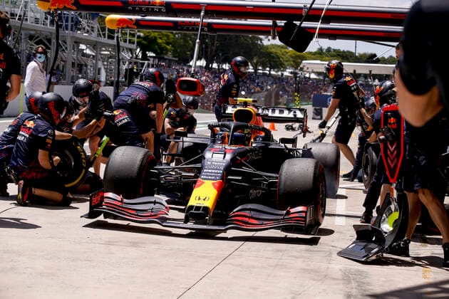 11 Sergio Perez MEX, Red Bull Racing , F1 Grand Prix of Brazil at Autodromo Jose Carlos Pace on November 13, 2021 in Sao Paulo, Brazil Photo by HOCH ZWEI Sao Paulo Brazil