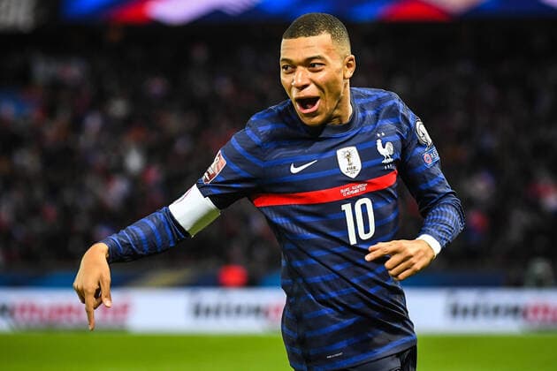 November 13, 2021, Creteil, France, France: Kylian MBAPPE of France celebrates his goal during the FIFA World Cup, WM, Weltmeisterschaft, Fussball Qualification 2022 Group D match between France and Kazakhstan at Parc des Princes stadium on November 13, 2021 in Paris, France. Creteil France - ZUMAm308 20211113_zsp_m308_002 Copyright: xMatthieuxMirvillex