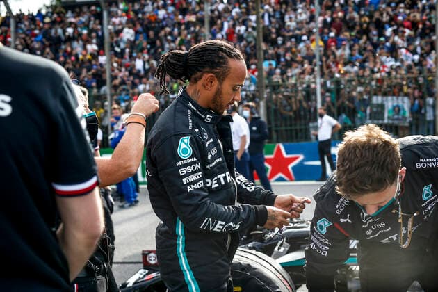 44 Lewis Hamilton GBR, Mercedes AMG Petronas F1 Team , F1 Grand Prix of Brazil at Autodromo Jose Carlos Pace on November 13, 2021 in Sao Paulo, Brazil Photo by HOCH ZWEI Sao Paulo Brazil