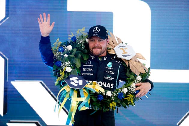 77 Valtteri Bottas FIN, Mercedes AMG Petronas F1 Team , F1 Grand Prix of Brazil at Autodromo Jose Carlos Pace on November 13, 2021 in Sao Paulo, Brazil Photo by HOCH ZWEI Sao Paulo Brazil