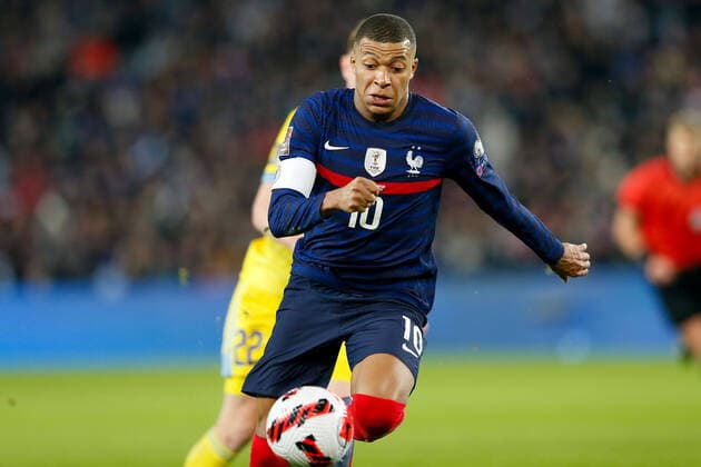 Paris, 13 November 2021, Europe World Cup Qualifiers Qatar 2022 France Kazakhstan v l , Kylian MbappÃ FFF France Copyright: AntonioxBorga