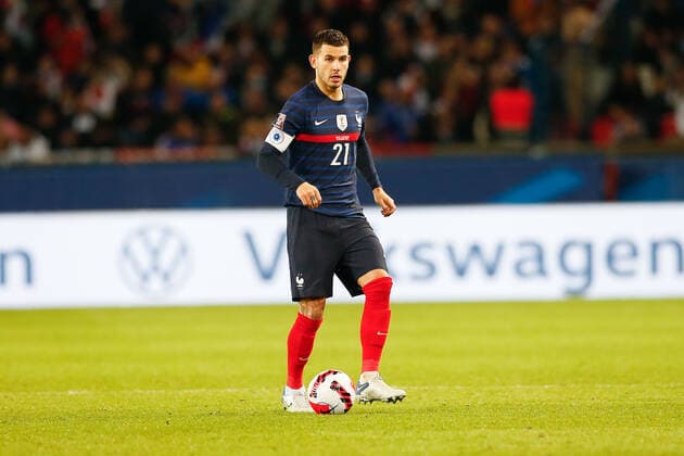 Paris, 13 November 2021, Europe World Cup Qualifiers Qatar 2022 France Kazakhstan v l , Lucas Hernandez FFF France Copyright: AntonioxBorga
