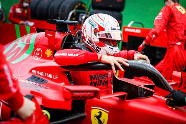 16 Charles Leclerc MON, Scuderia Ferrari Mission Winnow , F1 Grand Prix of Brazil at Autodromo Jose Carlos Pace on November 13, 2021 in Sao Paulo, Brazil Photo by HOCH ZWEI Sao Paulo Brazil