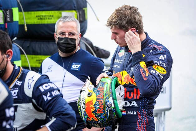 33 Max Verstappen NED, Red Bull Racing , F1 Grand Prix of Brazil at Autodromo Jose Carlos Pace on November 13, 2021 in Sao Paulo, Brazil Photo by HOCH ZWEI Sao Paulo Brazil