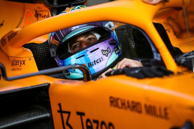 3 Daniel Ricciardo AUS, McLaren F1 Team , F1 Grand Prix of Brazil at Autodromo Jose Carlos Pace on November 13, 2021 in Sao Paulo, Brazil Photo by HOCH ZWEI Sao Paulo Brazil