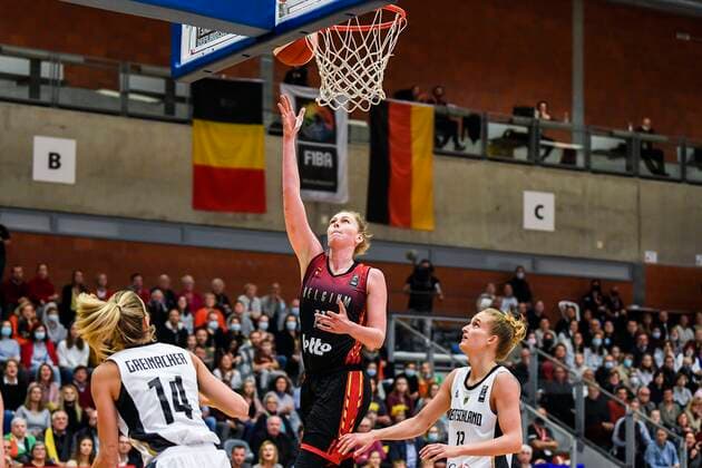 Basketball, Women, European Championship Qualifier, Belgium - Germany