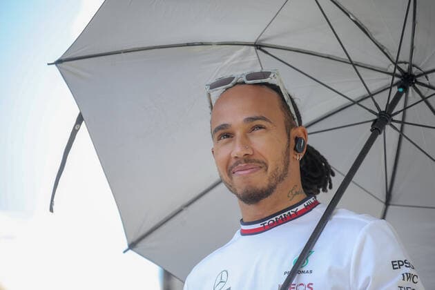 November 14, 2021, Sao Paulo, Sao Paulo, Brazil: LEWIS HAMILTON, of Mercedes AMG Petronas F1 Team, during driverÃ¢â‚¬â ¢s parade of the 2021 Formula One Grand Prix of Sao Paulo at Interlagos circuit, on November 14, in Sao Paulo, Brazil. Sao Paulo Brazil - ZUMAl146 20211114_zaf_l146_007 Copyright: xPauloxLopesx