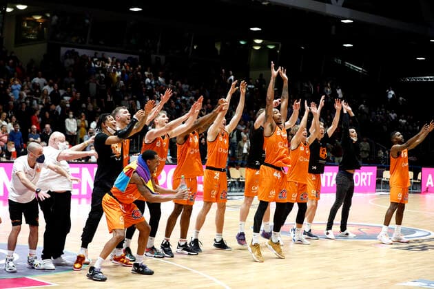 14 11 2021, easyCredit Basketball Bundesliga, Magentasport BBL Cup, 2020 2021 season, men, Chemnitz Niners FC Bayern Munich Basketball Juber der Niners Chemnitz Chemnitz Messe Chemnitz Sachsen Germany
