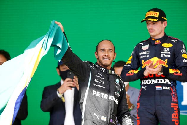 44 Lewis Hamilton GBR, Mercedes AMG Petronas F1 Team , F1 Grand Prix of Brazil at Autodromo Jose Carlos Pace on November 14, 2021 in Sao Paulo, Brazil Photo by HOCH ZWEI Sao Paulo Brazil