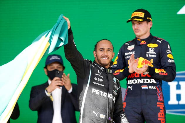 44 Lewis Hamilton GBR, Mercedes AMG Petronas F1 Team , F1 Grand Prix of Brazil at Autodromo Jose Carlos Pace on November 14, 2021 in Sao Paulo, Brazil Photo by HOCH ZWEI Sao Paulo Brazil