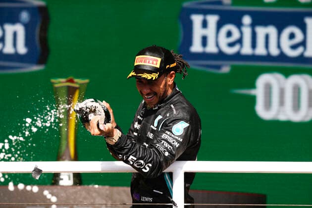 44 Lewis Hamilton GBR, Mercedes AMG Petronas F1 Team , F1 Grand Prix of Brazil at Autodromo Jose Carlos Pace on November 14, 2021 in Sao Paulo, Brazil Photo by HOCH ZWEI Sao Paulo Brazil