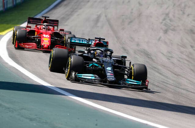 44 Lewis Hamilton GBR, Mercedes AMG Petronas F1 Team , F1 Grand Prix of Brazil at Autodromo Jose Carlos Pace on November 14, 2021 in Sao Paulo, Brazil Photo by HOCH ZWEI Sao Paulo Brazil