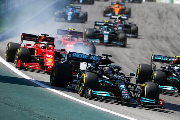 44 Lewis Hamilton GBR, Mercedes AMG Petronas F1 Team , F1 Grand Prix of Brazil at Autodromo Jose Carlos Pace on November 14, 2021 in Sao Paulo, Brazil Photo by HOCH ZWEI Sao Paulo Brazil
