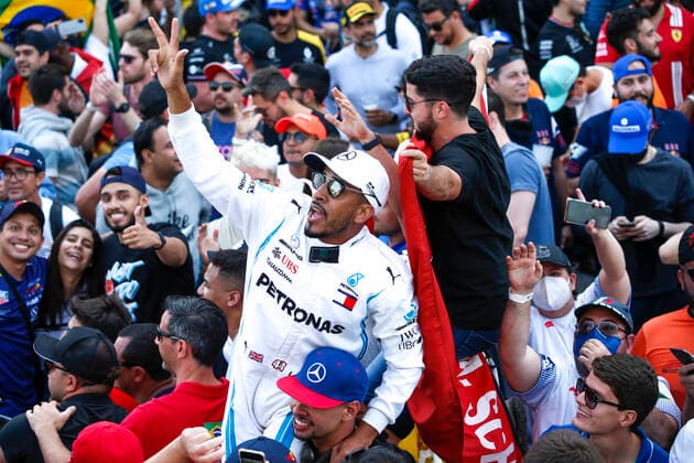 Fans, F1 Grand Prix of Brazil at Autodromo Jose Carlos Pace on November 14, 2021 in Sao Paulo, Brazil Photo by HOCH ZWEI Sao Paulo Brazil