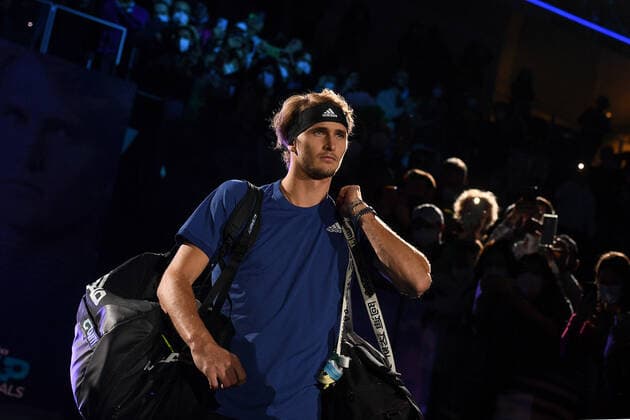 Photo Marco Alpozzi LaPresse November 14, 2021 Turin (Italy) Tennis Nitto ATP, Tennis Herren Finals - men s singles - Round Robin Alexander Zverev Vs Matteo Berrettini In the pic: Alexander Zverev  Copyright: xMarcoxAlpozzi LaPressex