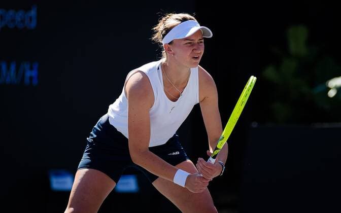 Mandatory Credit: Photo by Rob Prange Shutterstock (12596810m) Barbora Krejcikova of the Czech Republic in action during the third round robin match at the 2021 Akron WTA, Tennis Damen Finals Guadalajara WTA tennis tournament Akron WTA Finals, Day 5, Tennis, Panamerican Tennis Center Guadalajara, Mexico - 14 Nov 2021 Akron WTA Finals, Day 5, Tennis, Panamerican Tennis Center Guadalajara, Mexico - 14 Nov 2021  Copyright: xRobxPrange Shutterstockx 12596810m