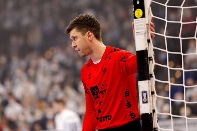 Kiel, 14 November 2021 Handball, 1 Bundesliga 2021 22, THW Kiel TSV Hannover Burgdorf Niklas Landin Jacobsen THW Kiel, 1