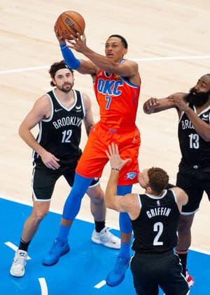 Basketball, NBA, Oklahoma City Thunder - Brooklyn Nets