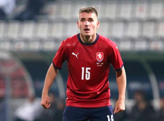 Czech Michal Sadilek in action during the soccer friendly match Czech Republic vs Kuwait in Olomouc, Czech Republic, November 11, 2021. (CTKxPhoto PavelxPaprskar) CTKPhotoF202111131083701 