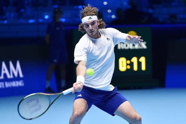 Tennis, ATP Finals in Turin, Stefanos Tsitsipas - Andrey Rublev