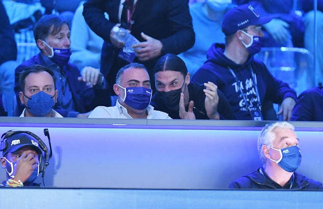 Tennis, ATP Finals in Turin, Zlatan Ibrahimovic in the stands