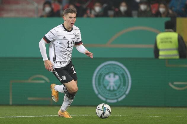 Finn Ole Becker 10 U21 Germany , Germany vs San Marino, European Championship Qualification, U21, 16 11 2021 Ingolstadt Bavaria Germany Copyright: xkolbert-press ChristianxKolbertx