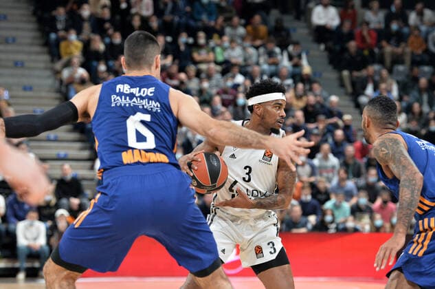 Chris Jones (asvel) BASKETBALL : LDLC ASVEL vs Real Madrid - Euroleague - 16 11 2021 FredericChambert Panoramic 