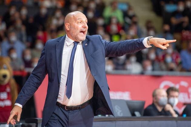 Head Coach Aleksandar Dordevic Fenerbahce , FC Bayern Basketball vs Fenerbahce Istanbul, Euroleague, 16 11 2021 Muenchen Bayern Germany Copyright: xkolbert-press UlrichxGamelx