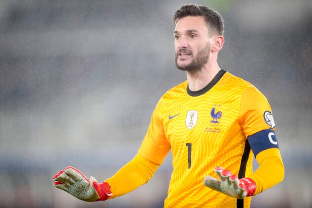 Hugo Lloris of France during their FIFA World Cup, WM, Weltmeisterschaft, Fussball Qualifier group D match Finland - France at the Helsinki Olympic Stadium on 16 November 2021 in Helsinki, Finland. (Tomi Hänninen Newspix24)  Copyright: xTomixHänninenx np2417152213291