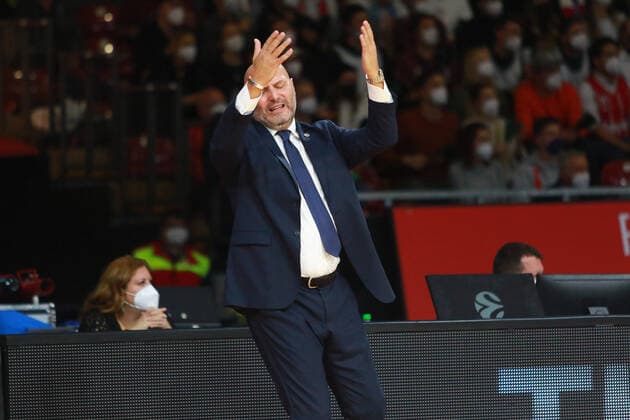 Coach Alexander Djordjevic Fenerbahce Istanbul basketball, EuroLeague, FC Bayern Munich vs Fenerbahce Istanbul at Audi Dome on 16 11 2021 PHOTO Mladen Lackovic LakoPress