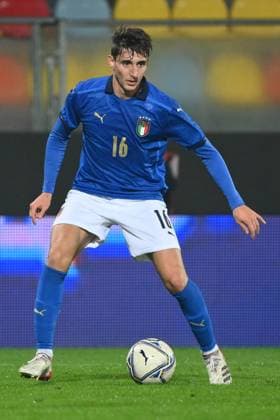 Photo Alfredo Falcone LaPresse 16 11 2021 Frosinone, Italy Soccer friendly match Italia U21, U 21 - Romania U21- - Benito Stirpe stadium. In the pic: andrea cambiaso  Copyright: xAlfredoxFalconex xLaPressex