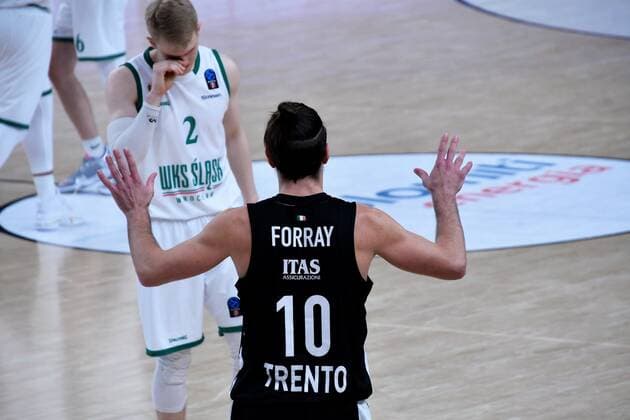 Toto Forray (Dolomiti Energia Trento) during Dolomite Energia Trentino vs Slask Wroclaw, Basketball EuroCup Championship in Trento, Italy, November 17 2021  Copyright: xLorenaxBonapacex xIPAx xx 0