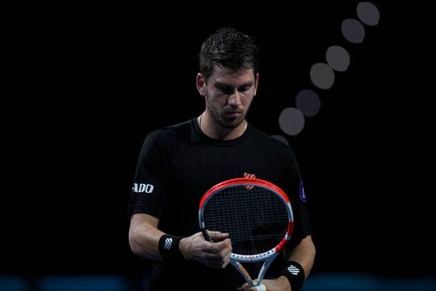 Mandatory Credit: Photo by Ella Ling Shutterstock (12603433aj) Cameron Norrie of GBR walks onto court Nitto ATP, Tennis Herren World Tour Finals, Day 4, Tennis, Pala Alpitour, Turin, Italy - 17 Nov 2021 Nitto ATP World Tour Finals, Day 4, Tennis, Pala Alpitour, Turin, Italy - 17 Nov 2021  Copyright: xEllaxLing Shutterstockx 12603433aj