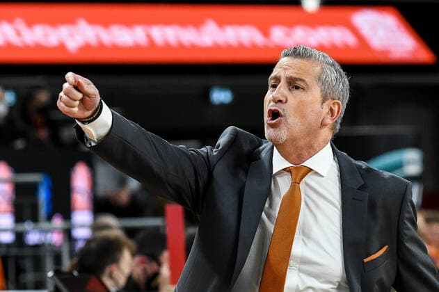 GER, EuroCup, ratiopharm Ulm vs Promitheas Patras 17 11 2021, ratiopharm arena, New Ulm, GER, EuroCup, ratiopharm Ulm vs Promitheas Patras, pictured Ilias Zouros Patras. nordphotoxGmbHx xHafner nph00200