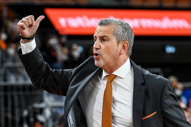GER, EuroCup, ratiopharm Ulm vs Promitheas Patras 17 11 2021, ratiopharm arena, New Ulm, GER, EuroCup, ratiopharm Ulm vs Promitheas Patras, pictured Ilias Zouros Patras. nordphotoxGmbHx xHafner nph00200