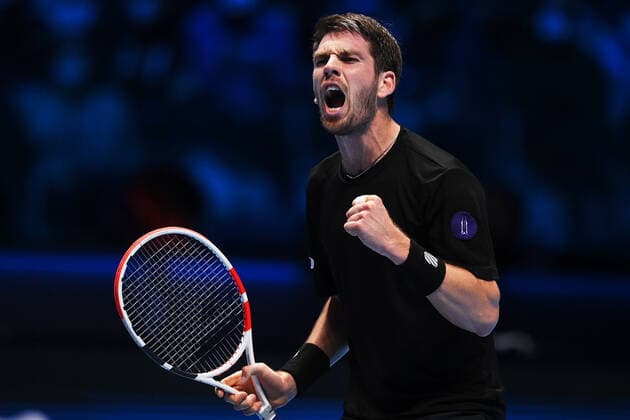 Photo Marco Alpozzi LaPresse November 17, 2021 Turin (Italy) Tennis Nitto ATP, Tennis Herren Finals - men s singles - Round Robin Cameron Norrie Vs Casper Ruud In the pic: Cameron Norrie  Copyright: xMarcoxAlpozzi LaPressex
