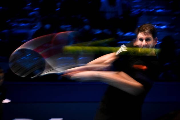 Photo Marco Alpozzi LaPresse November 17, 2021 Turin (Italy) Tennis Nitto ATP, Tennis Herren Finals - men s singles - Round Robin Cameron Norrie Vs Casper Ruud In the pic: Cameron Norrie  Copyright: xMarcoxAlpozzi LaPressex